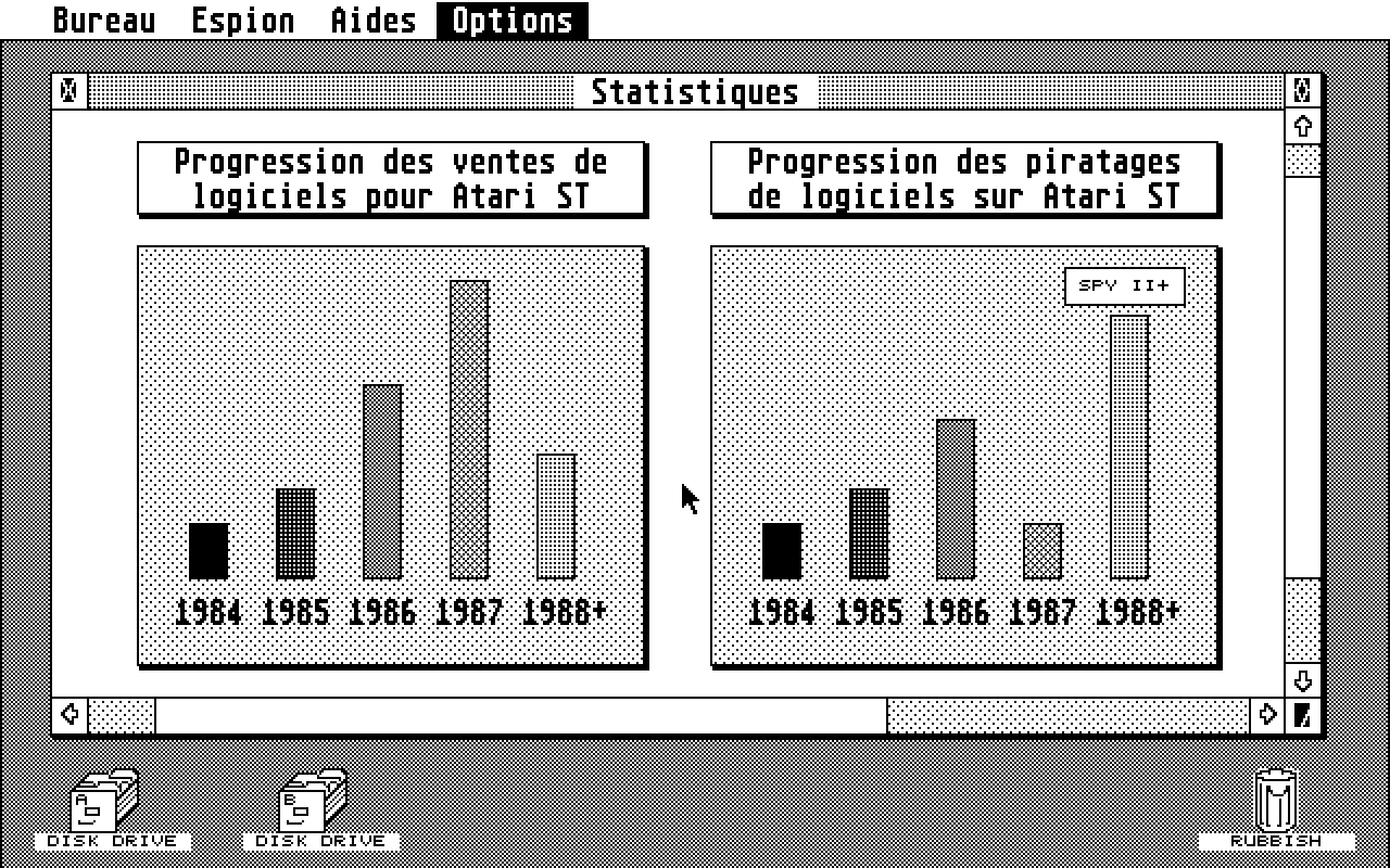 Spy II+ atari screenshot